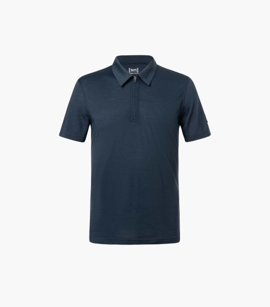 Super.Natural M Zip Polo