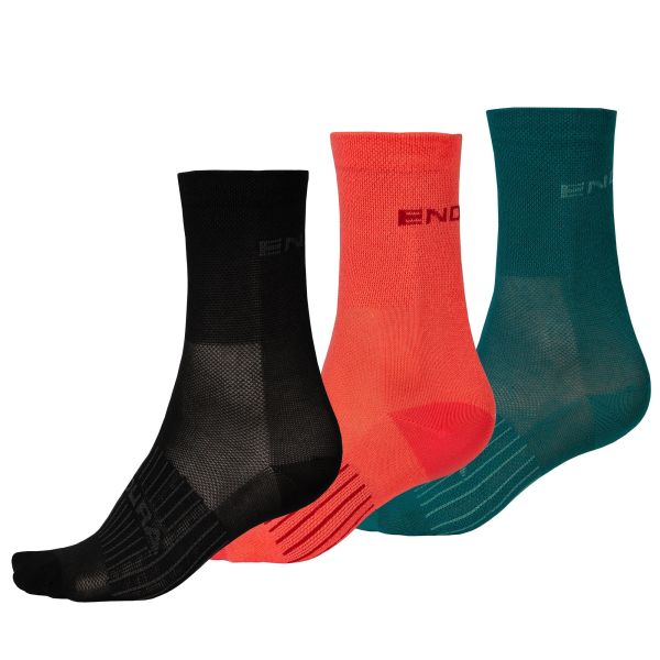 Endura W Coolmax® Race Socks 3-Pack