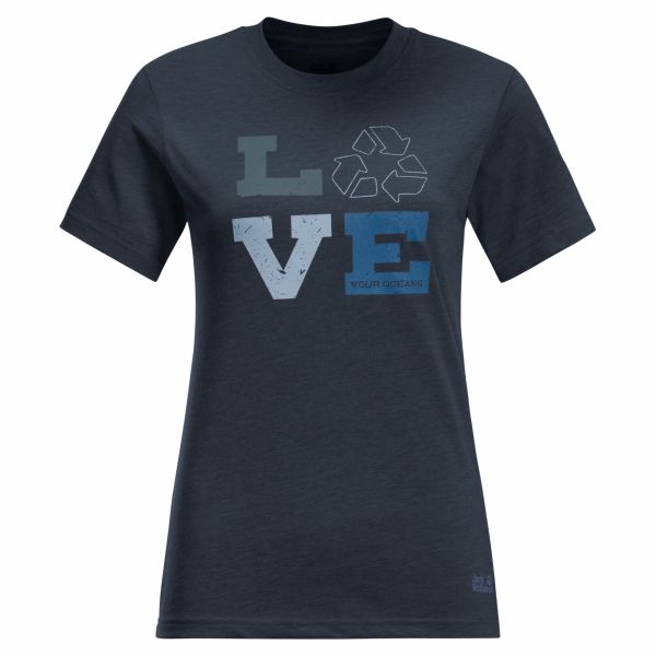 Jack Wolfskin W Ocean Love Tee