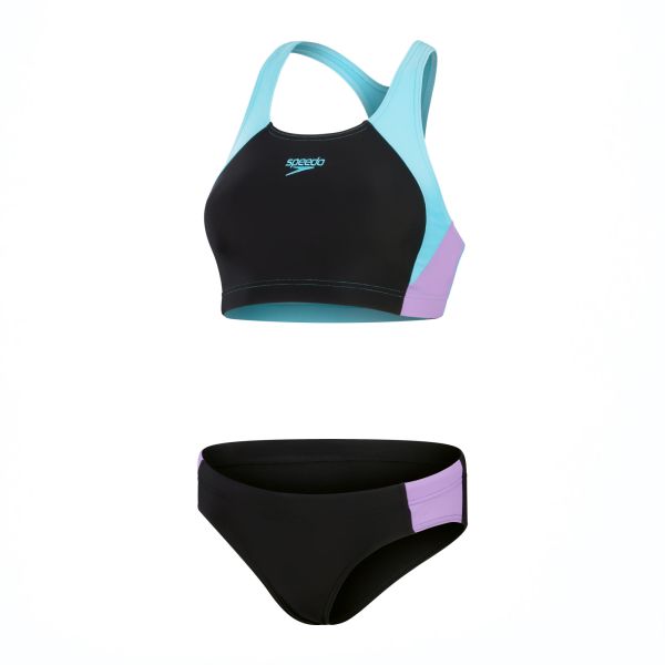 Speedo W Colourblock Splice 2 Piece