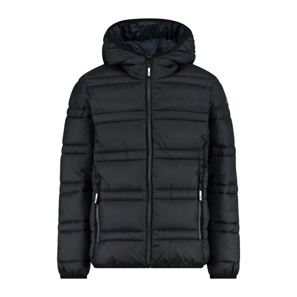 Cmp Boys Jacket Fix Hood Nylon