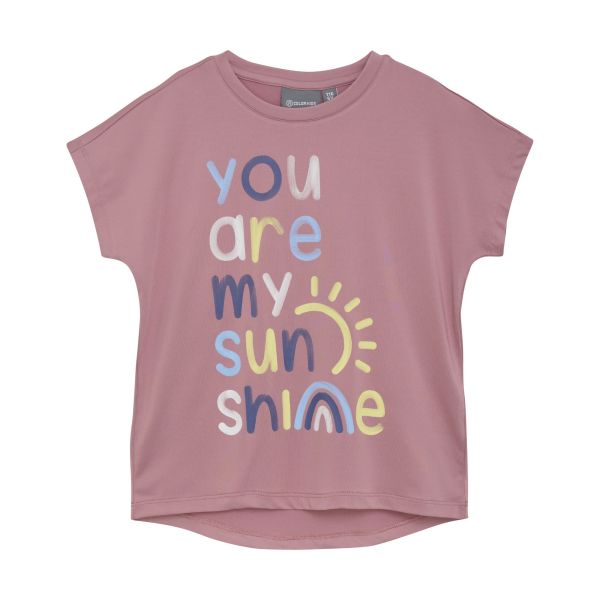 Color Kids Girls T-Shirt With Print Short Sleeve