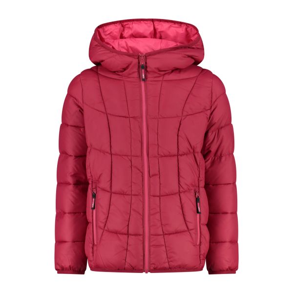 Cmp Girls Jacket Fix Hood Nylon