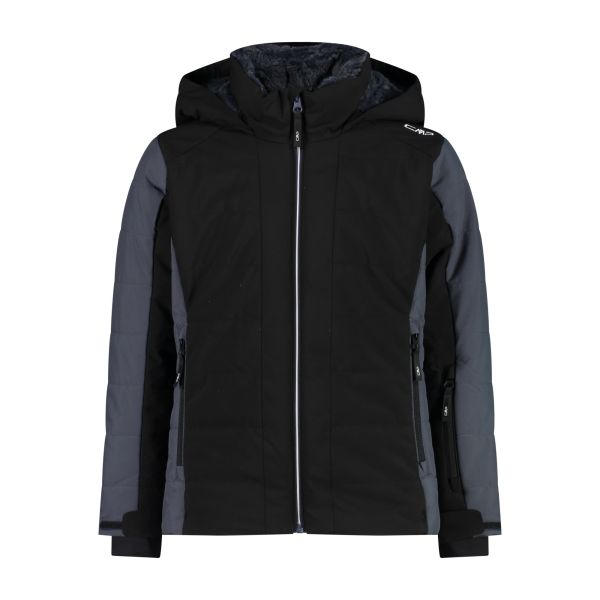 Cmp Girls Jacket Fix Hood Twill Ii