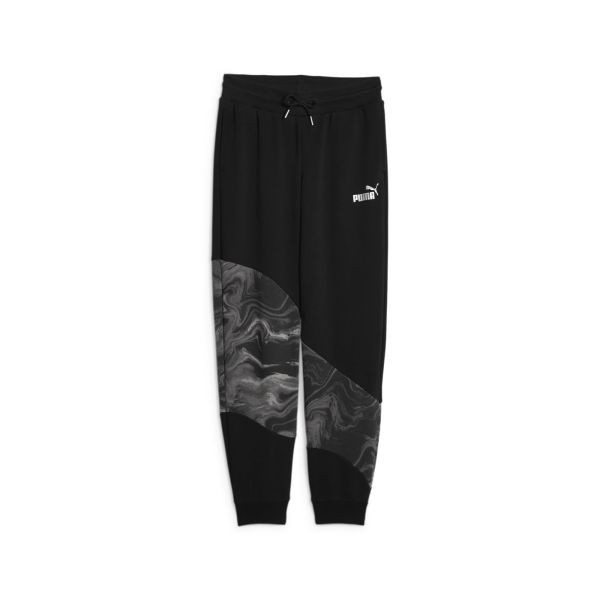 Puma Girls Puma Power Cat Marbleized Sweatpants