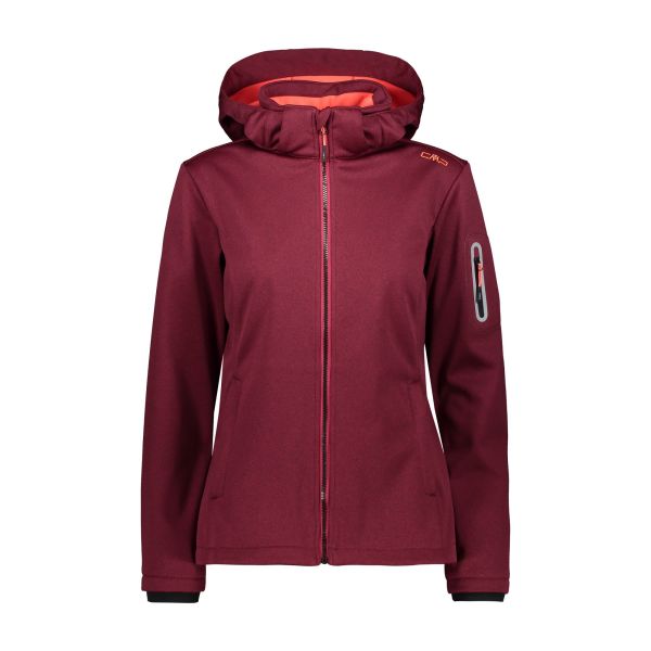 Cmp W Zip Hood Jacket Melange