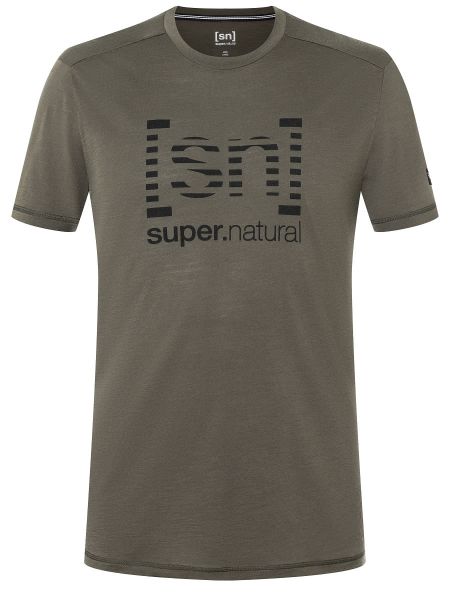 Super.Natural M Grid Logo Tee