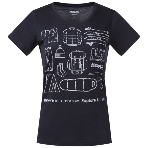 Bergans Graphic Wool W Tee