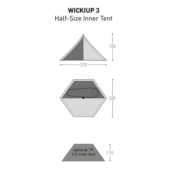 Bach Half-Size Inner Tent Wickiup 3