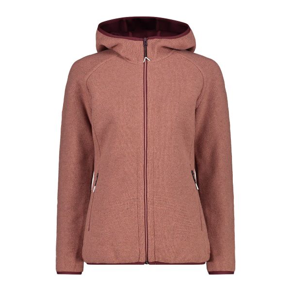 Cmp W Jacket Fix Hood Bonded Wooltech