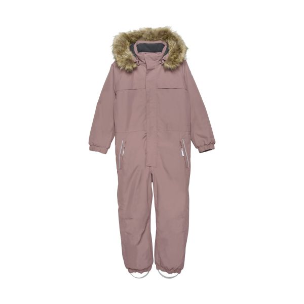 Color Kids Kids Coverall With Fake Fur