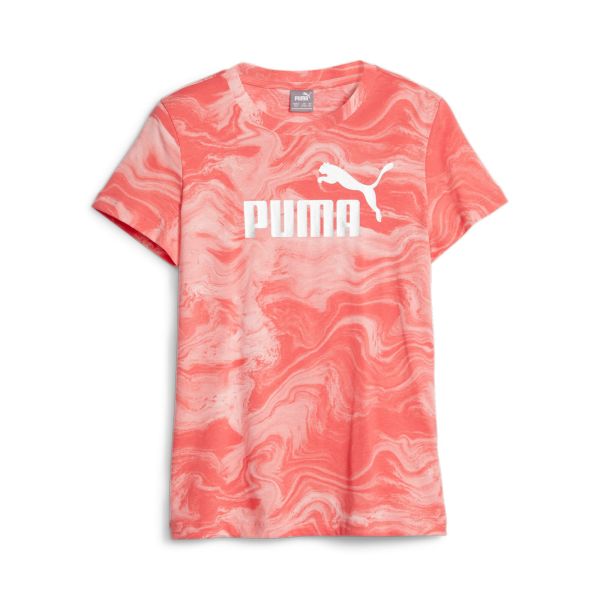 Puma Girls Ess+ Marbleized Tee