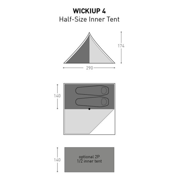 Bach Half-Size Inner Tent Wickiup 4