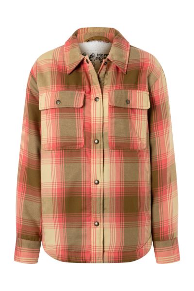 Marmot W Ridgefield Sherpa Lined Flannel Jacket