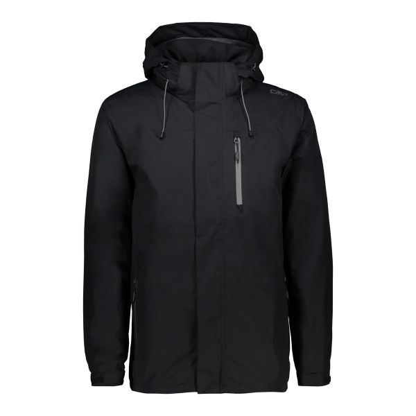 Cmp M Jacket Zip Hood Ventilation