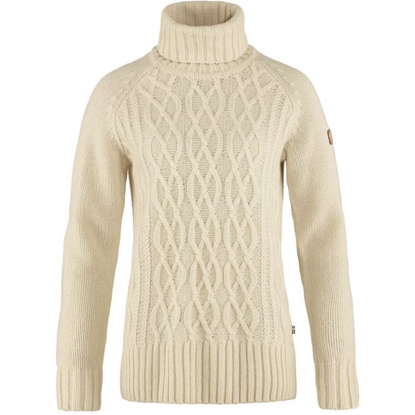 Fjällräven W Övik Cable Knit Roller Neck