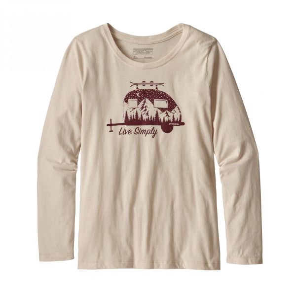 Patagonia Girls Long-Sleeved Graphic Organic T-Shirt