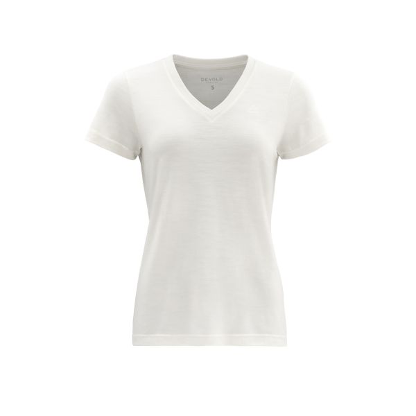 Devold W Hareid Merino 200 Tee V-Neck