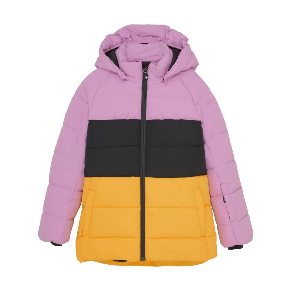 Color Kids Girls Ski Jacket Colorblock Quilt