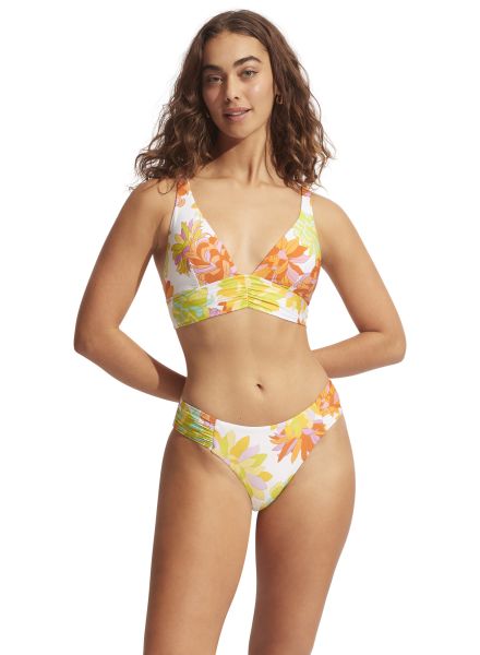 Seafolly W Palm Springs Ruched Side Retro