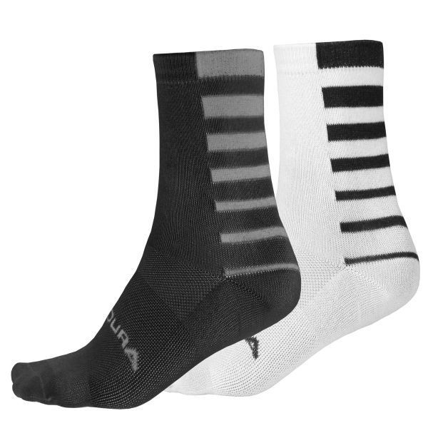 Endura M Coolmax® Stripe Socks 2-Pack