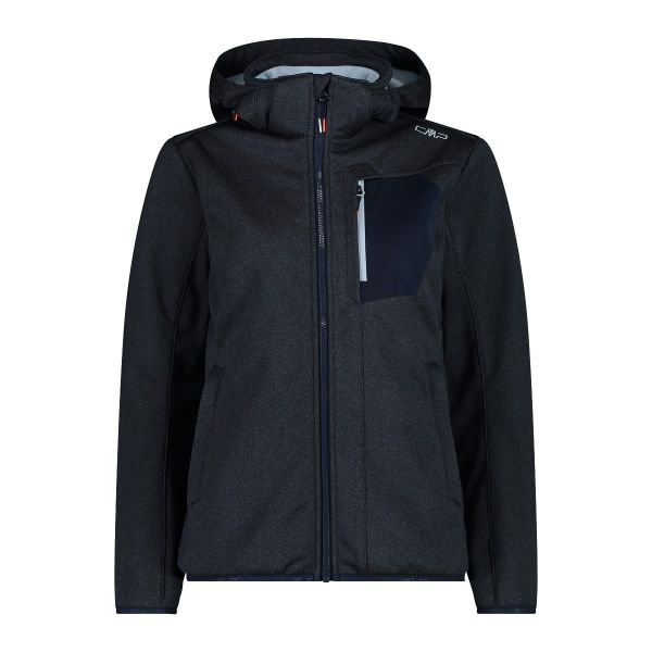 Cmp W Jacket Zip Hood Vi