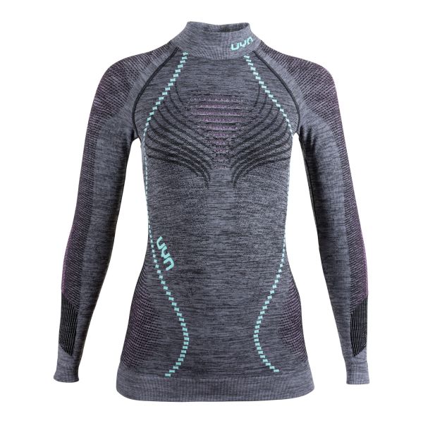 Uyn W Ambityon Uw Shirt Long Sleeve Melange Turtle Neck