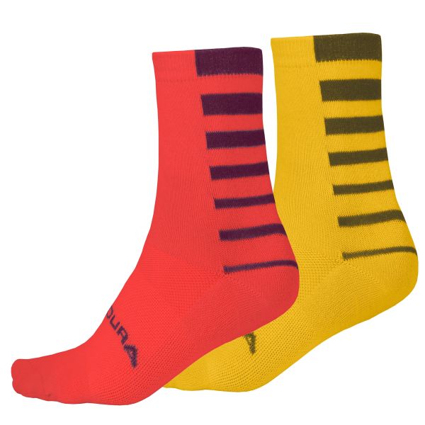 Endura M Coolmax® Stripe Socks 2-Pack