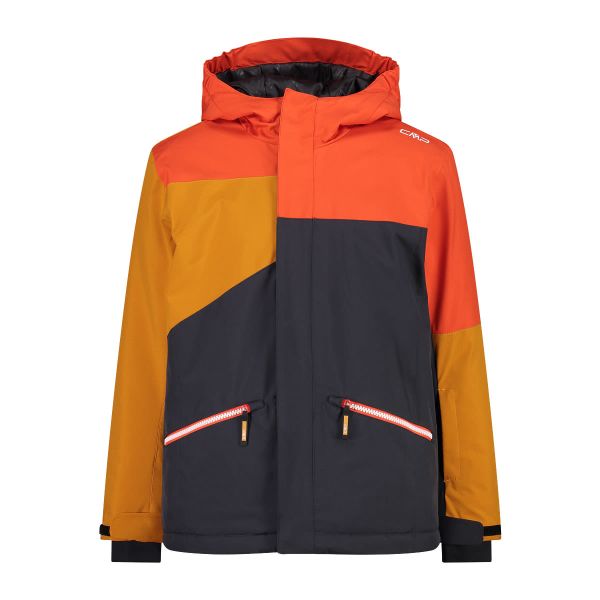 Cmp Boys Jacket Fix Hood Twill Iii