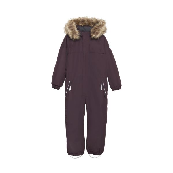 Color Kids Kids Coverall With Fake Fur