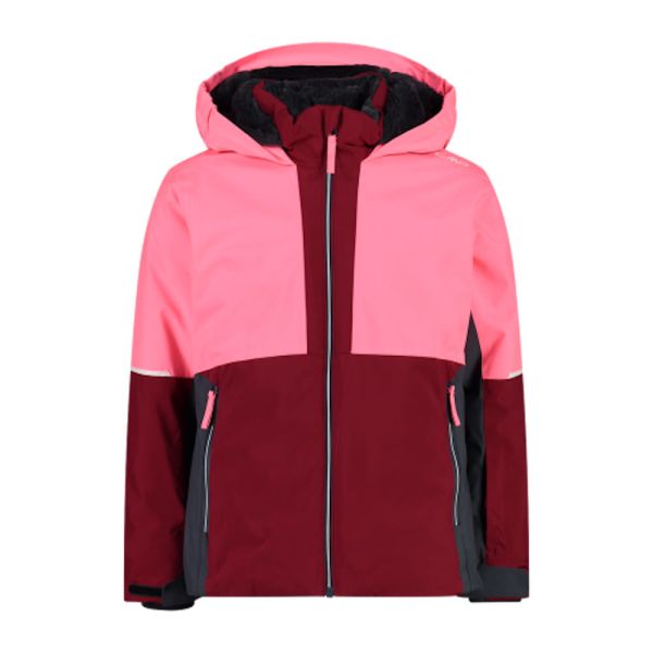 Cmp Girls Jacket Fix Hood Twill