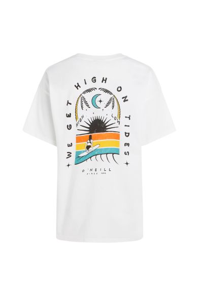 Oneill W Beach Vintage High On Tides T-Shirt