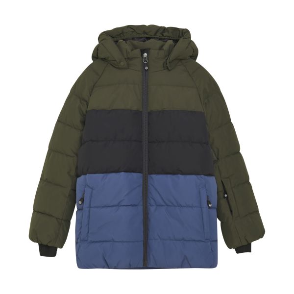 Color Kids Boys Ski Jacket Colorblock Quilt