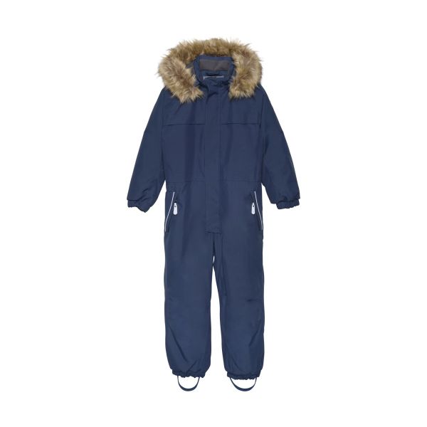 Color Kids Kids Coverall With Fake Fur