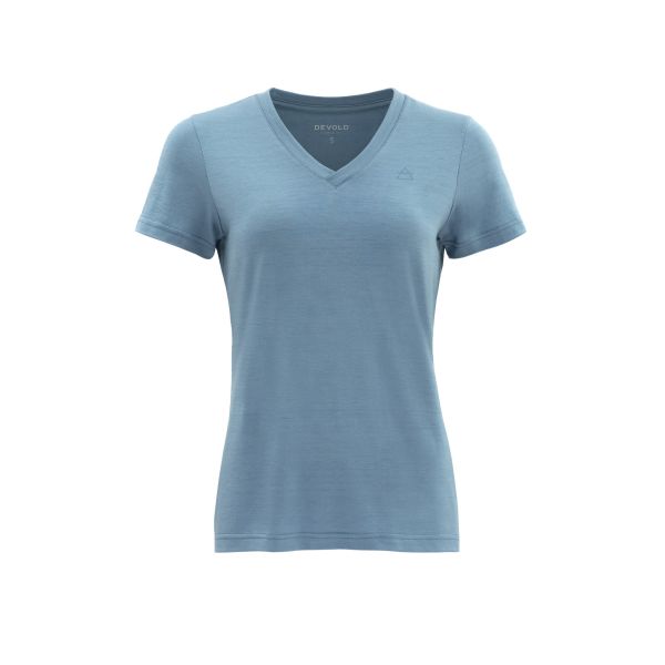 Devold W Hareid Merino 200 Tee V-Neck