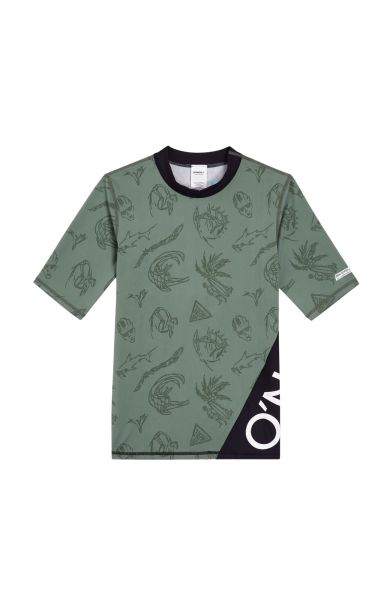 Oneill Boys Mix And Match Crazy Skin S/Slv