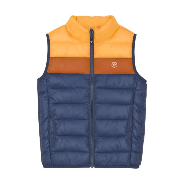 Color Kids Kids Waistcoat Quilted Colorblock