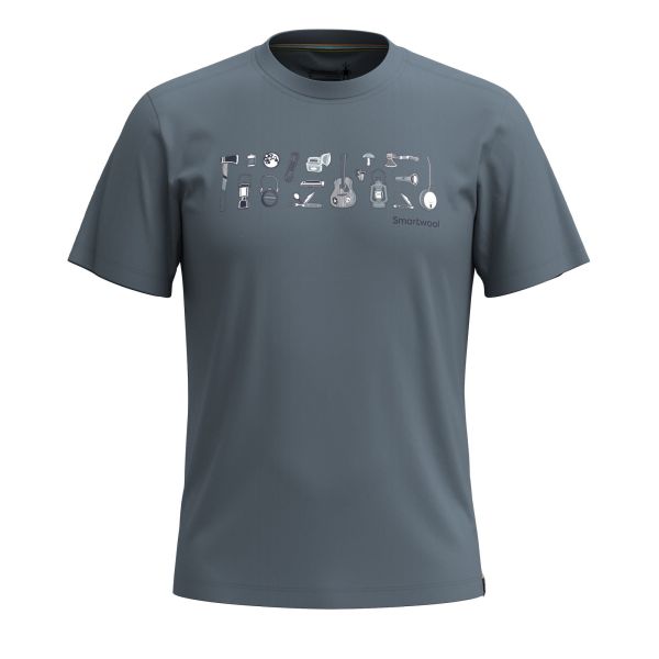 Smartwool M Gone Camping Graphic Short Sleeve Tee