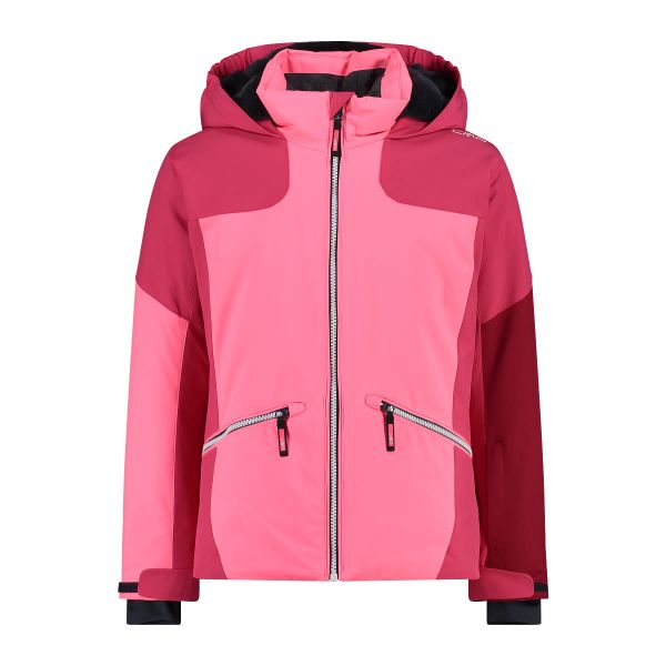 Cmp Girls Jacket Fix Hood Twill Iii