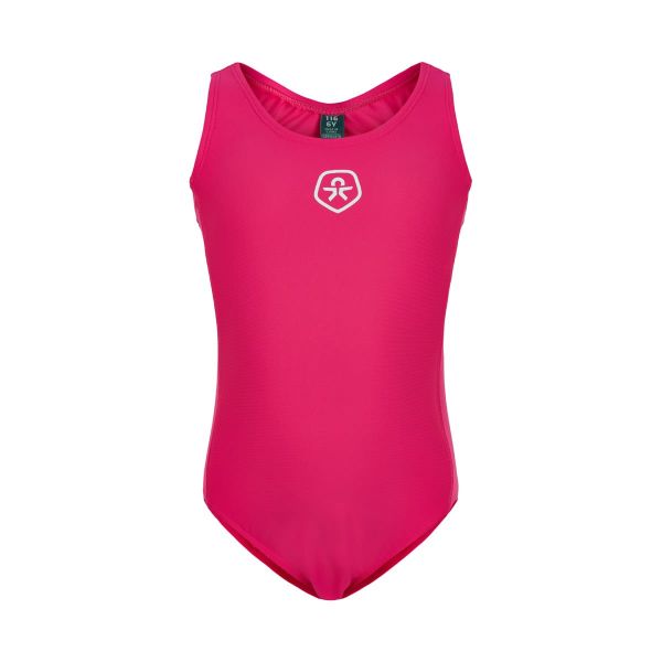 Color Kids Girls Swimsuit Solid
