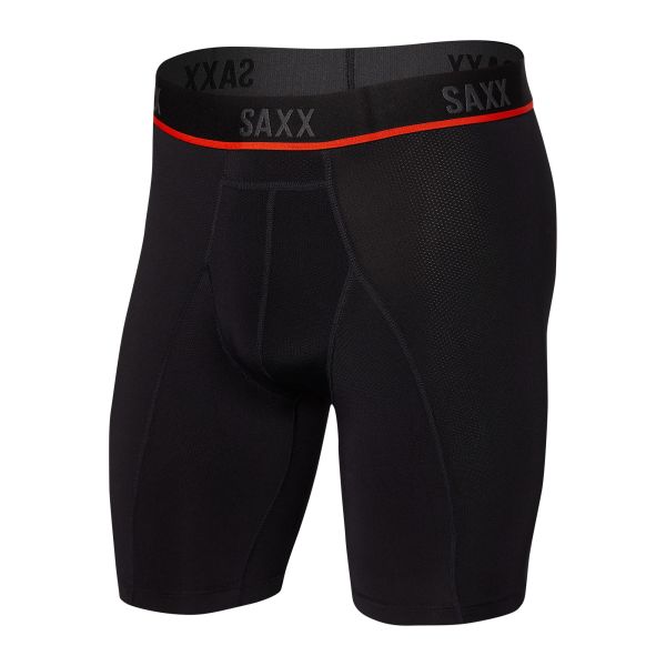 Saxx M Kinetic Light Compression Mesh Long Boxer Brief