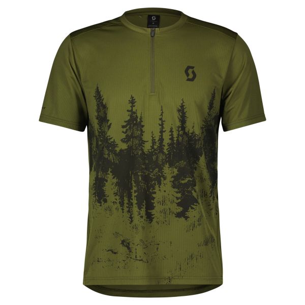 Scott M Trail Flow Zip S/Sl Shirt