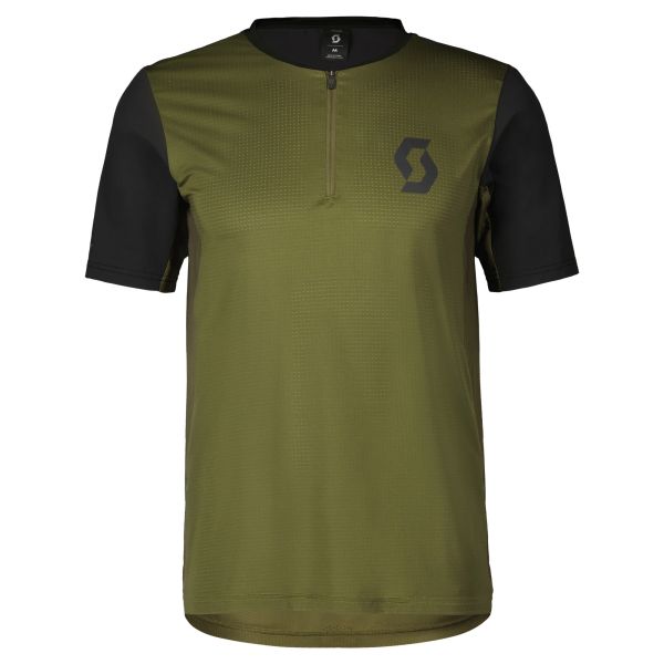 Scott M Trail Vertic Zip S/Sl Shirt