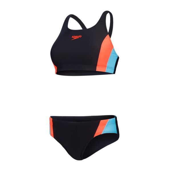 Speedo W Colourblock Splice 2 Piece 2.0